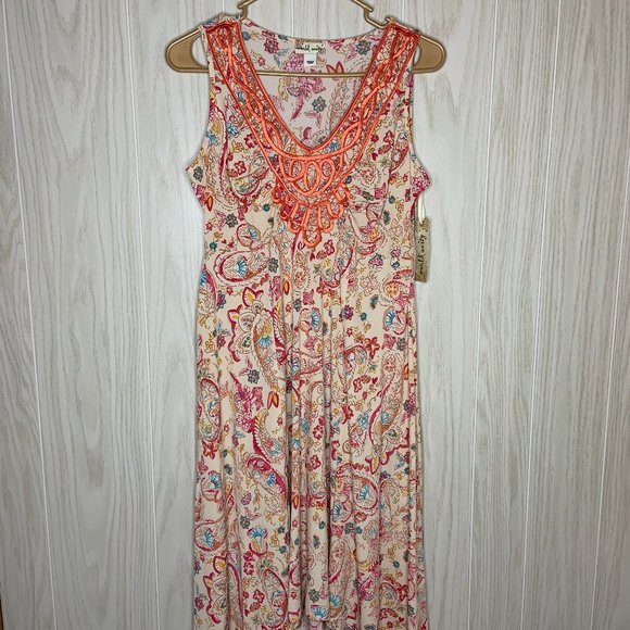 World Unity Dresses & Skirts - **SOLD**World Unity High Low Dress Peach Size S